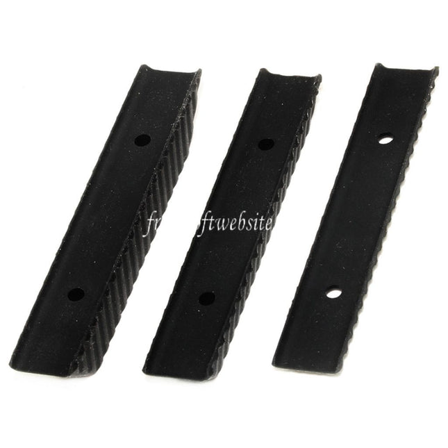 5KU 3pcs TPR Caoutchouc Cheek Riser Pad Convient pour 5KU JMAC Style SS AB TS Fusil Crosse Noir