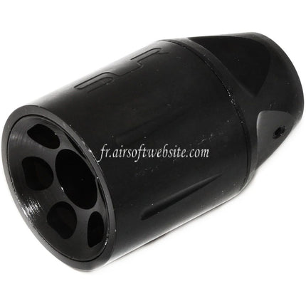 5KU 51mm SLR Style Frein de Bouche Convient pour -14mm CCW sens antihoraire Canon Fusil Airsoft Noir