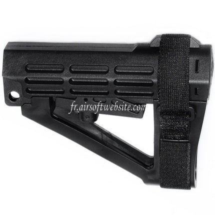 DOUBLE BELL 180mm Polymère Crosse Convient pour M4 Série GBB Fusil Airsoft