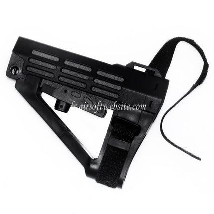 DOUBLE BELL 180mm Polymère Crosse Convient pour M4 Série GBB Fusil Airsoft