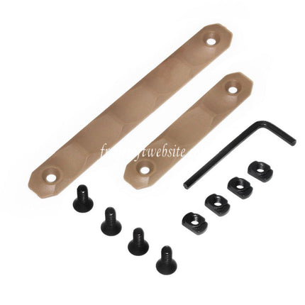 DOUBLE BELL 2pièces Polymère M-Lok Rail Couvre Type-D