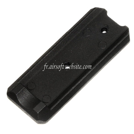 E&C Rail Section Suitable for E&C Tokyo Marui Hi-Capa Series GBB Airsoft Pistol Black