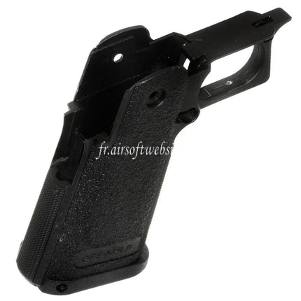 E&C Polymère Pistolet Poignée Le Châssis Convient pour E&C Tokyo Marui Hi-Capa Série GBB Pistolet Airsoft Noir