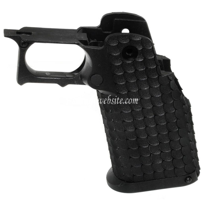 E&C Polymère Pistolet Poignée Le Châssis Ensemble Convient pour E&C Tokyo Marui Hi-Capa Série GBB Pistolet Airsoft Noir