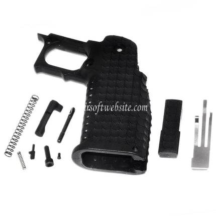 E&C Polymergriffstück für E&C Tokyo Marui Hi-Capa GBB Airsoftpistolen Serie Schwarz