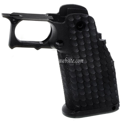 E&C Combat Master Polymer Pistole Griff Rahmen Passend für E&C Tokyo Marui Hi-Capa Serie GBB Airsoft Pistole Schwarz