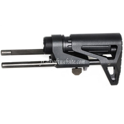 5KU SCW Rétractable PDW Crosse Convient pour Tokyo Marui M4 MWS Série GBB Fusil Airsoft Noir