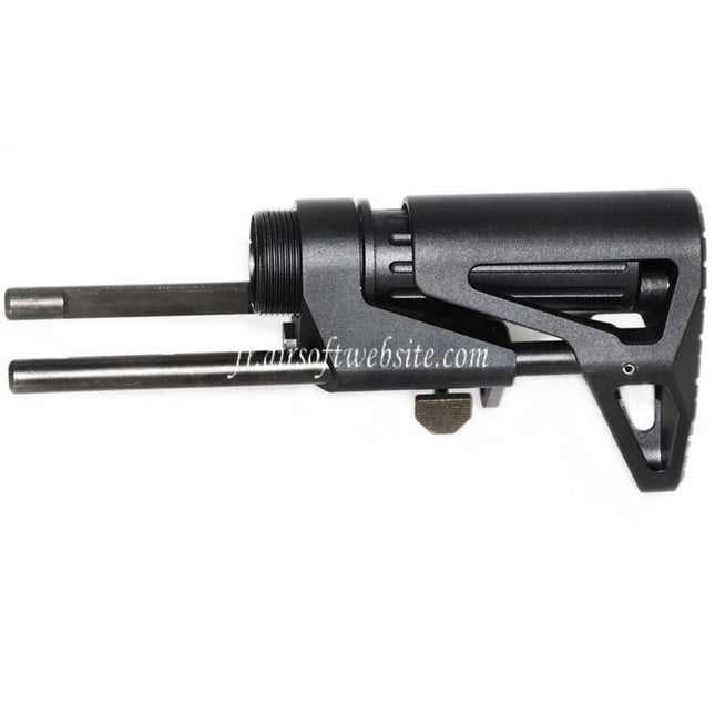 5KU SCW Rétractable PDW Crosse Convient pour Tokyo Marui M4 MWS Série GBB Fusil Airsoft Noir