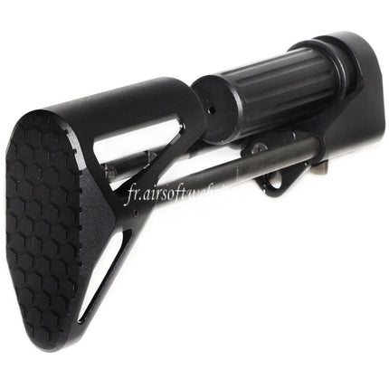 5KU SCW Rétractable PDW Crosse Convient pour Tokyo Marui M4 MWS Série GBB Fusil Airsoft Noir