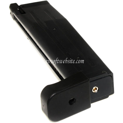 G&P 30 Billes Gaz Chargeur Convient pour Hi-Capa Série GBB Pistolet Airsoft Noir