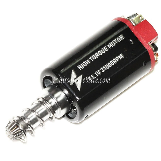 SOLINK Super Couple élevé Moteur (Long Axe) 11.1V 31000RPM Convient pour M4 M16 MP5 G3 P90 Série V2 Vitesse Boîte AEG Fusil Airsoft