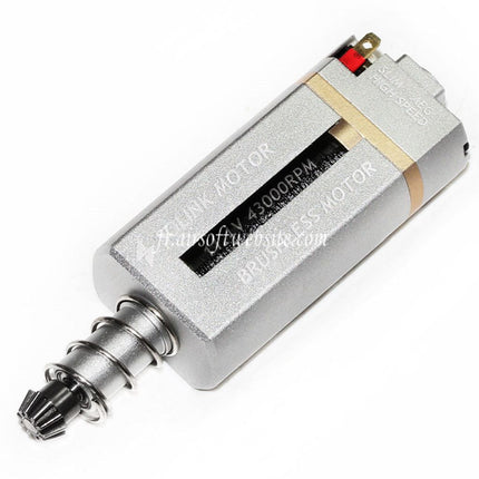 SOLINK Ultra-Thin Brushless Super High Speed Motor (Long Type) 11.1V 43000RPM Suitable for M4 M16 MP5 G3 P90 V2 Gearbox Series AEG Airsoft Rifle