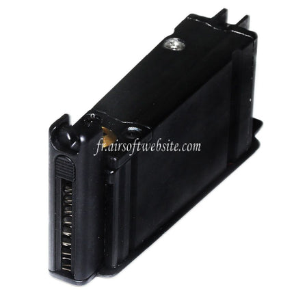 PPS 11 Rounds Gas Magazine Suitable for TANAKA PPS KAR-98K 98K Series Gas Bolt Action Sniper Airsoft Rifle Black