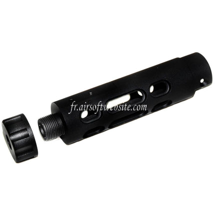 5KU CNC Aluminium Außenlauf Typ-B Passend für ACTION ARMY AAP-01 GBB Airsoft Pistole