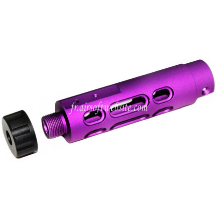 5KU CNC Aluminium Außenlauf Typ-B Passend für ACTION ARMY AAP-01 GBB Airsoft Pistole