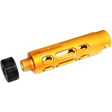 5KU CNC Aluminium Außenlauf Typ-B Passend für ACTION ARMY AAP-01 GBB Airsoft Pistole