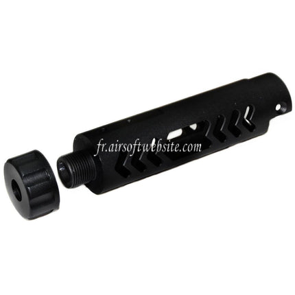 5KU CNC Aluminium Canon Extérieur Type-C Convient pour ACTION ARMY AAP-01 GBB Pistolet Airsoft