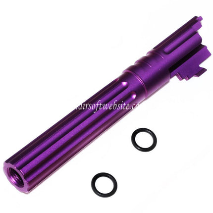 5KU 5 Pouces 123/127mm CNC Aluminium Canon Extérieur +11mm CW sens horaire Convient pour Armorer Works AW WE-TECH Tokyo Marui Hi-Capa 5.1 GBB Pistolet Airsoft