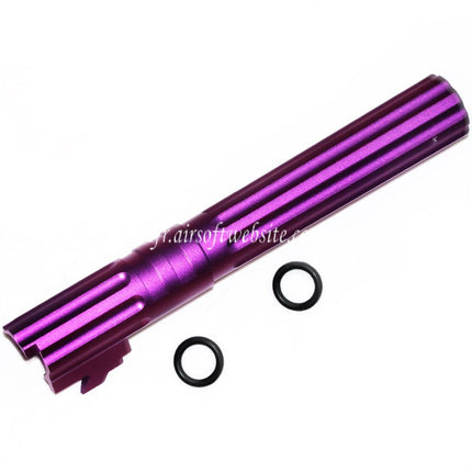 5KU 5 Pouces 123/127mm CNC Aluminium Canon Extérieur +11mm CW sens horaire Convient pour Armorer Works AW WE-TECH Tokyo Marui Hi-Capa 5.1 GBB Pistolet Airsoft