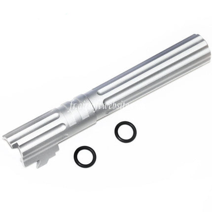 5KU 5 Pouces 123/127mm CNC Aluminium Canon Extérieur +11mm CW sens horaire Convient pour Armorer Works AW WE-TECH Tokyo Marui Hi-Capa 5.1 GBB Pistolet Airsoft