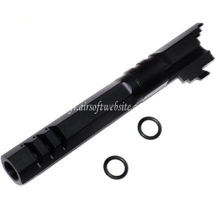 5KU 5 Pouces 123/127mm CNC Hexagone Canon Extérieur +11mm CW sens horaire Convient pour Armorer Works AW WE-TECH Tokyo Marui Hi-Capa 5.1 GBB Pistolet Airsoft