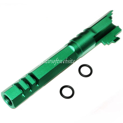 5KU 5 Pouces 123/127mm CNC Hexagone Canon Extérieur +11mm CW sens horaire Convient pour Armorer Works AW WE-TECH Tokyo Marui Hi-Capa 5.1 GBB Pistolet Airsoft