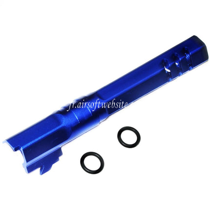 5KU 5 Pouces 123/127mm CNC Hexagone Canon Extérieur +11mm CW sens horaire Convient pour Armorer Works AW WE-TECH Tokyo Marui Hi-Capa 5.1 GBB Pistolet Airsoft