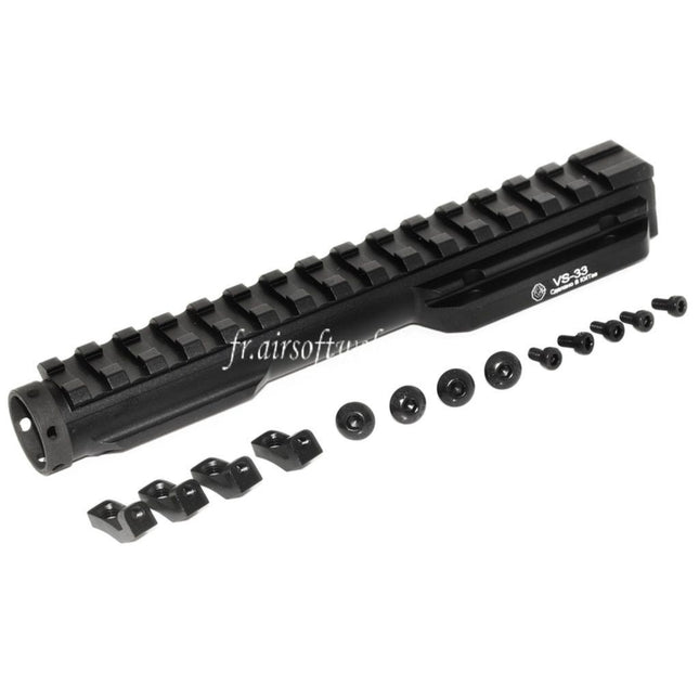 5KU 20mm Picatinny Top Rail VS-33 Gaz Tube Convient pour LCT GHK CYMA D-Boys Tokyo Marui AK Série AEG GBB Fusil Airsoft