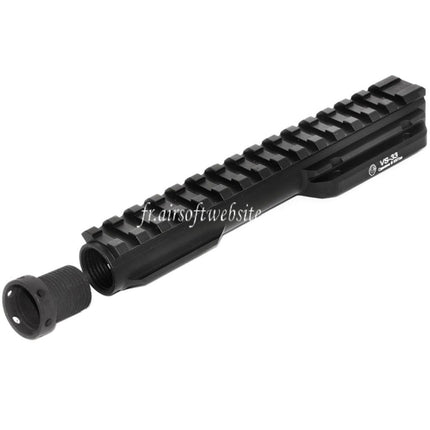 5KU 20mm Picatinny Top Rail VS-33 Gaz Tube Convient pour LCT GHK CYMA D-Boys Tokyo Marui AK Série AEG GBB Fusil Airsoft