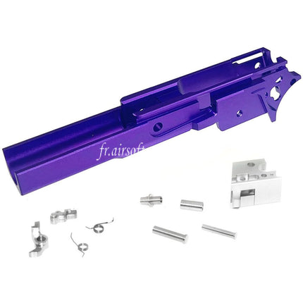 5KU CNC Aluminum Milieu Châssis Type-2 Infinity Convient pour Tokyo Marui Hi-Capa Série GBB Pistolet Airsoft