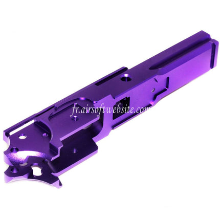 5KU CNC Aluminum Milieu Châssis Type-3 Convient pour Tokyo Marui Hi-Capa Série GBB Pistolet Airsoft