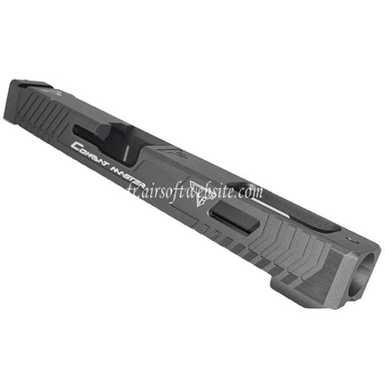 5KU TTI Combat Master CNC G34 Canon Glissière Set Convient pour Tokyo Marui G17 Série GBB Pistolet Airsoft Anthracite Gris