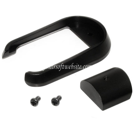 AIP Aluminum SPY Style Magwell V2 Suitable for Tokyo Marui G17 G18C Series GBB Airsoft Pistol Black