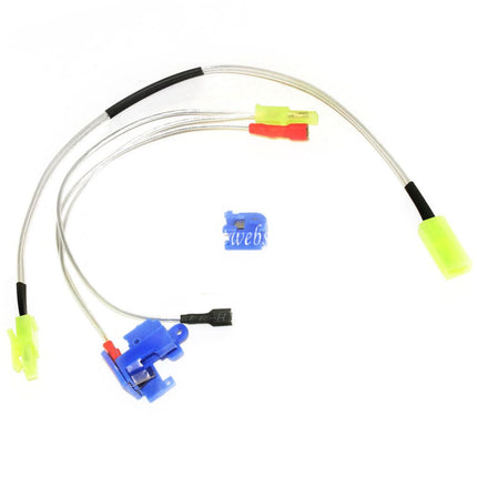 SHS Gâchette Switch Ensemble Convient pour Version 2 V2 Vitesse Boîte M4 M16 Série AEG Fusil Airsoft Câblage Arrière