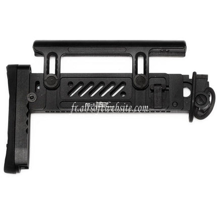 5KU PT-1 Gen2 Multi Position Side Pliable Crosse Convient pour CYMA D-Boys LCT GHK AK Série AEG GBB Fusil Airsoft Noir