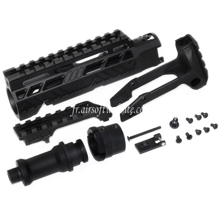 5KU Carabine Conversion Kit Type-A avec M1913 Rail Crosse Adaptateur Convient pour Action Army AAP-01 Série GBB Pistolet Airsoft