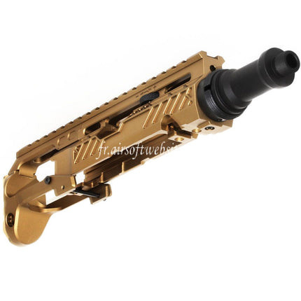 5KU Carabine Conversion Kit Type-A avec M1913 Rail Crosse Adaptateur Convient pour Action Army AAP-01 Série GBB Pistolet Airsoft