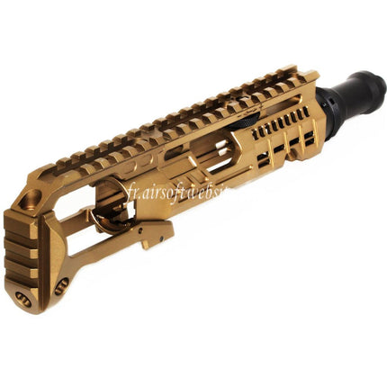 5KU Carabine Conversion Kit Type-B avec M1913 Rail Crosse Adaptateur Convient pour Action Army AAP-01 Série GBB Pistolet Airsoft