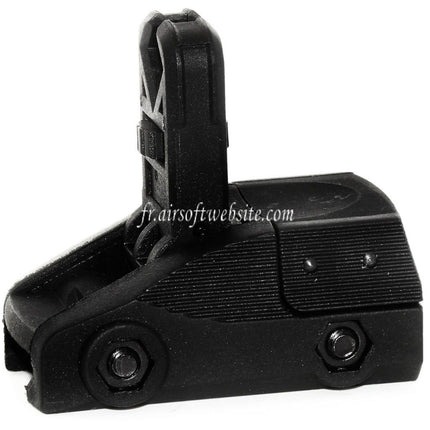CYMA Klappvisier Polymer AK Alfa Korn Passend für 20mm Picatinny-Schiene