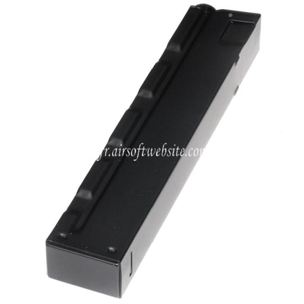 CYMA 110 Billes Straight Mid-Cap Chargeur Old School Style Convient pour Classic Army / CYMA / G&P / Golden Eagle / JG / SRC / Tokyo Marui MP5 Série AEG Fusil Airsoft Noir