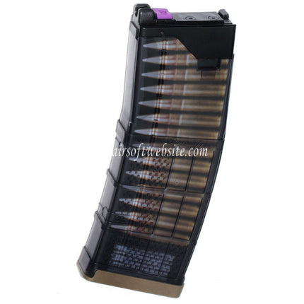 CYMA Lancer Systems L5AWM 300BLACKOUT 30 Billes Gaz Chargeur Convient pour CYMA CGS Tokyo Marui M4 M16 Série MWS GBB Fusil Airsoft