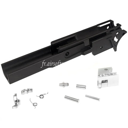 5KU CNC Aluminum Milieu Châssis Type-2 Infinity Convient pour Tokyo Marui Hi-Capa Série GBB Pistolet Airsoft