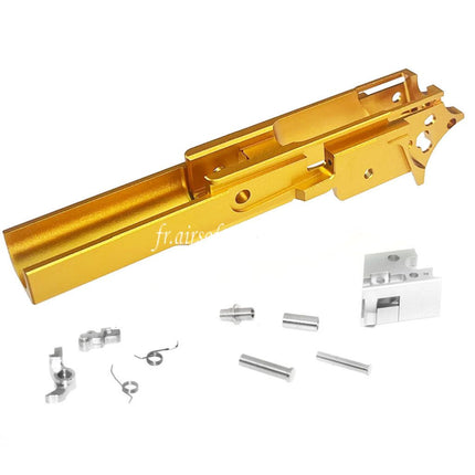 5KU CNC Aluminum Milieu Châssis Type-2 Infinity Convient pour Tokyo Marui Hi-Capa Série GBB Pistolet Airsoft