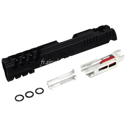 5KU CNC Aluminum Limcat Speed Cat Glissière Set Convient pour Tokyo Marui Hi-Capa 5.1 1911 Série GBB Pistolet Airsoft