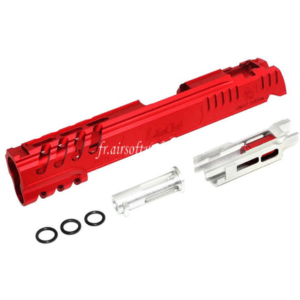5KU CNC Aluminum Limcat Speed Cat Glissière Set Convient pour Tokyo Marui Hi-Capa 5.1 1911 Série GBB Pistolet Airsoft