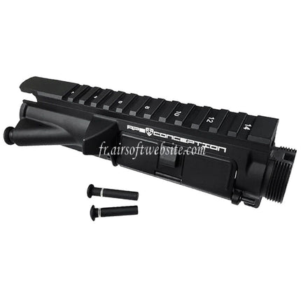 APS High Metal Receiver with Dust Cover Suitable for APS ASR M4 M16 Series AEG Airsoft Rifle Black