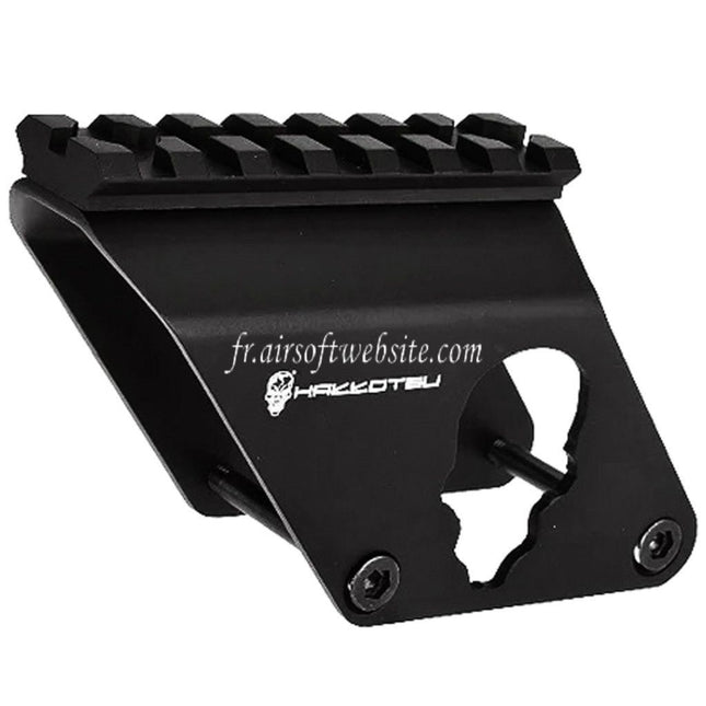 APS 20mm Picatinny Railed Visée Montage Convient pour APS CAM870 Série Shotgun Airsoft Noir