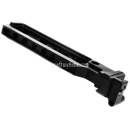 5KU Aluminium 6-Positions Skeleton ST-6 Pliable Crosse Tube avec Adaptateur Convient pour D-Boys GHK LCT CYMA AKS74 AK-105 Série AEG GBB Fusil Airsoft Noir