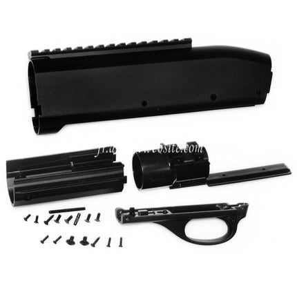 CYMA Originaler Polymer-Ersatz-Empfänger Passend für CYMA M870 Spring Action Airsoft Schrotflinte Schwarz