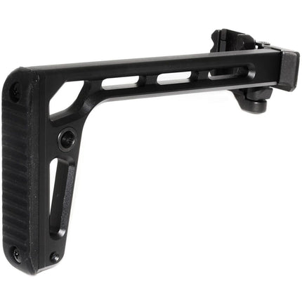 5KU 205mm Minimalist Plus Pliable Crosse Convient pour MCX / MPX M1913 Interface Fusil Airsoft Noir